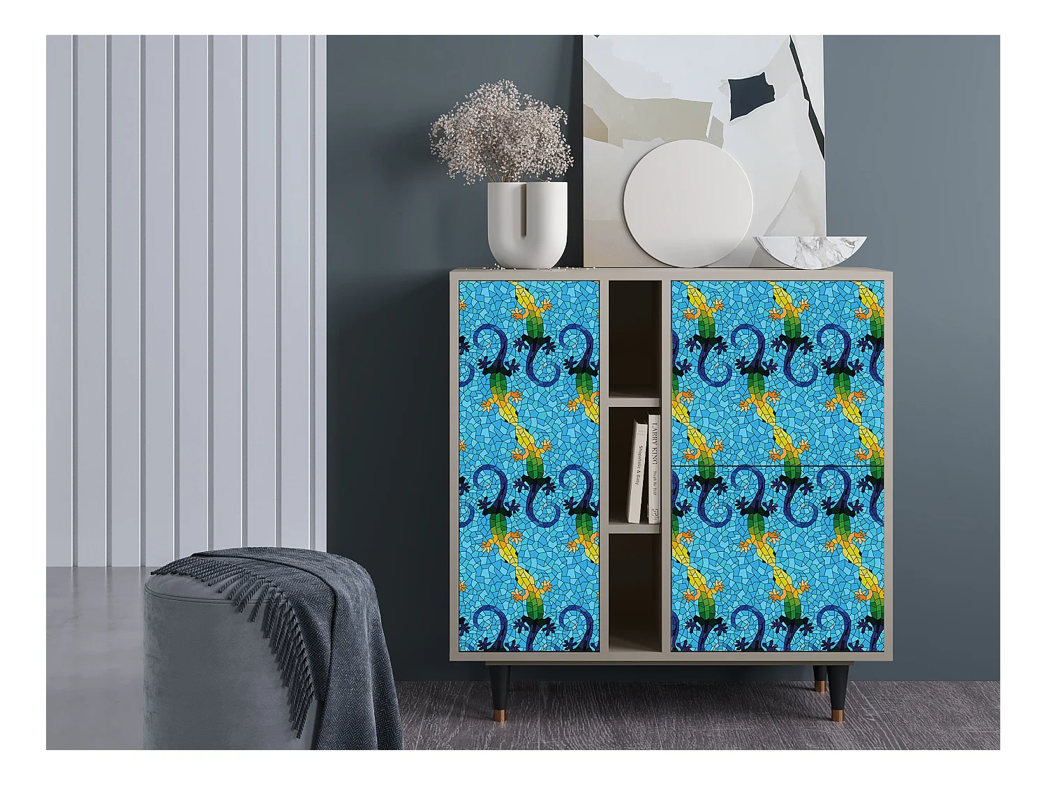 Credenza - 94х96х41 cm - BS5 - Gaudi's Lizard, Sabbia