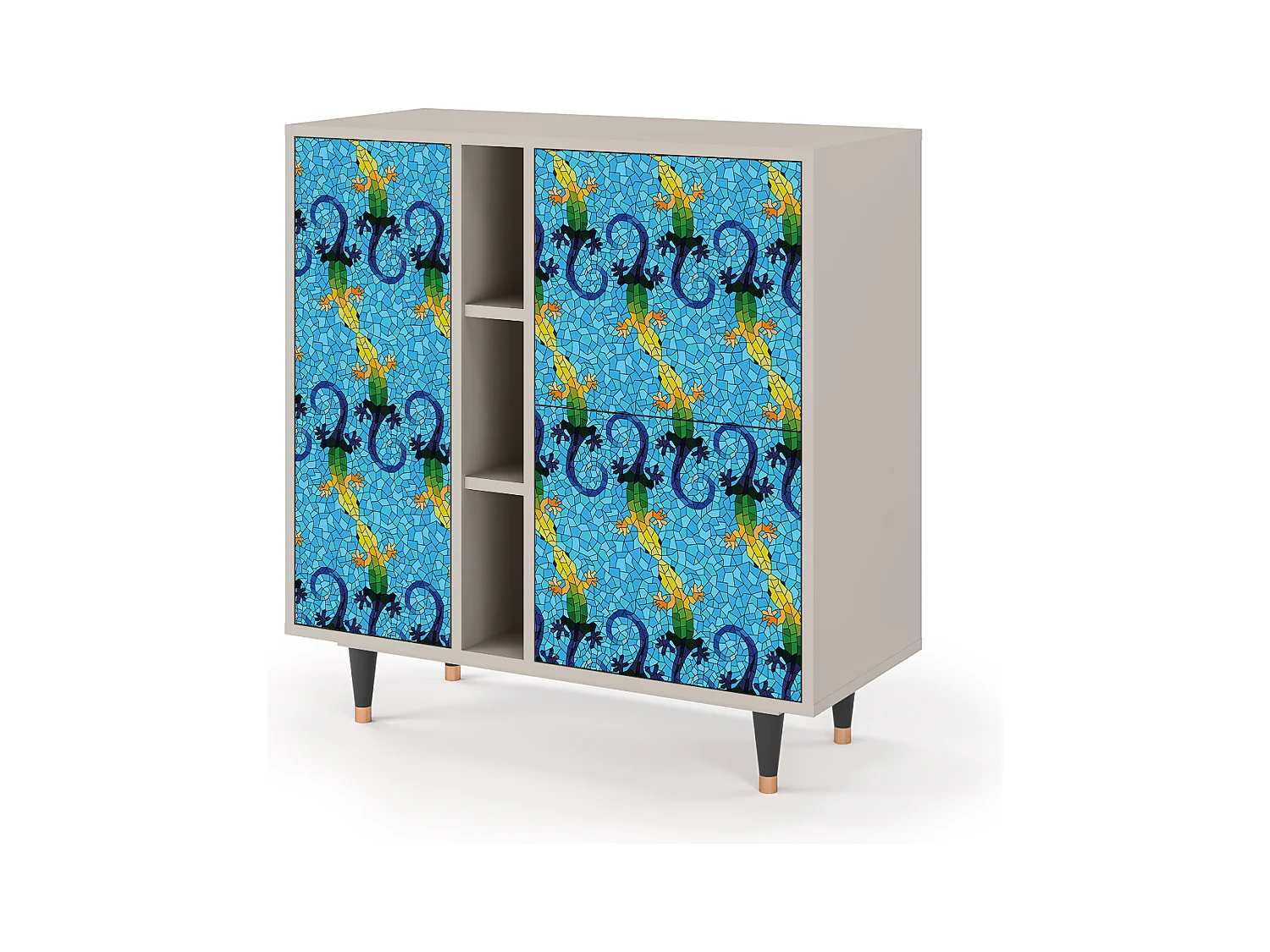 Credenza - 94х96х41 cm - BS5 - Gaudi's Lizard, Sabbia