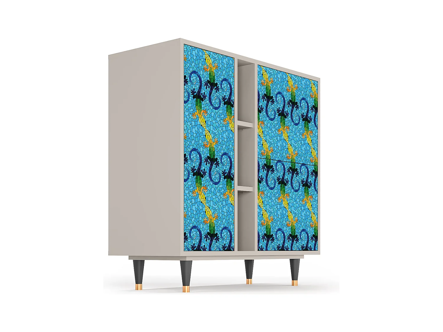Credenza - 94х96х41 cm - BS5 - Gaudi's Lizard, Sabbia
