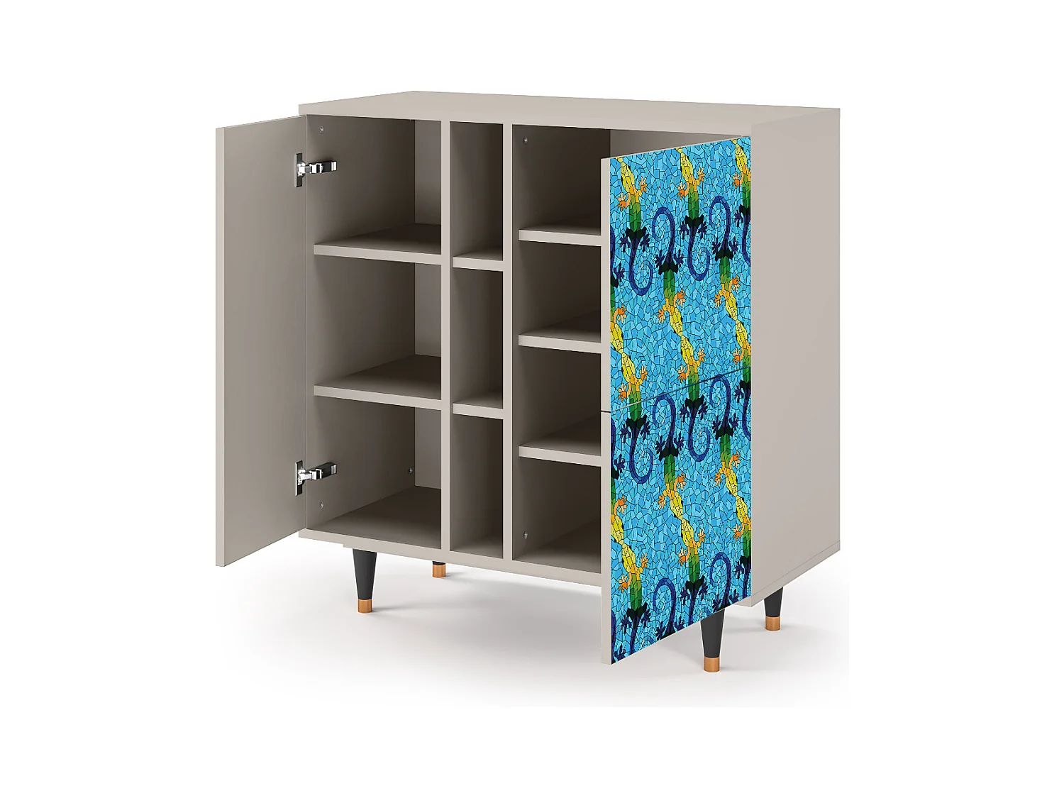 Credenza - 94х96х41 cm - BS5 - Gaudi's Lizard, Sabbia