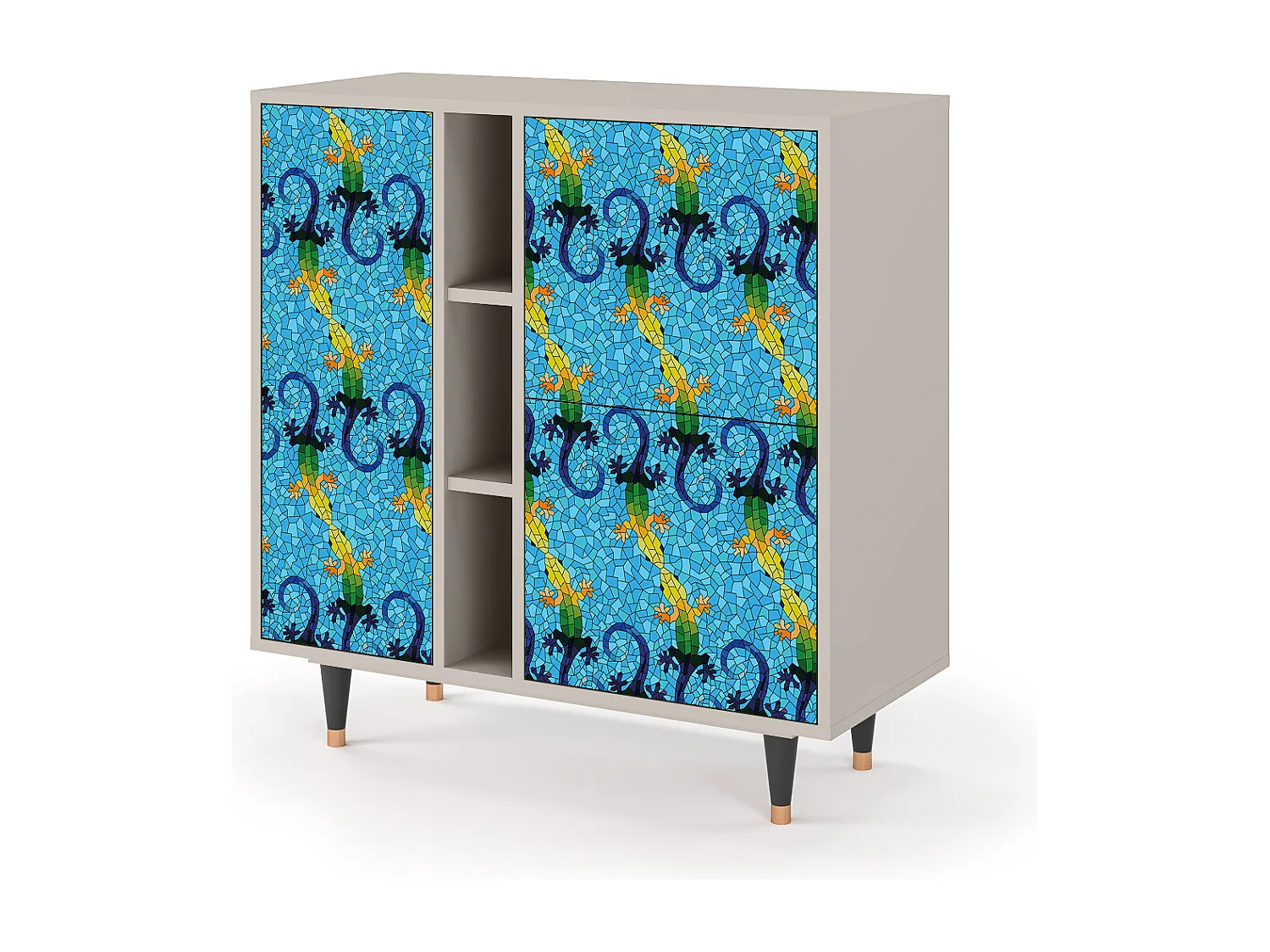 Buffet - 94х96х41 cm - BS5 - Gaudi's Lizard, Sable