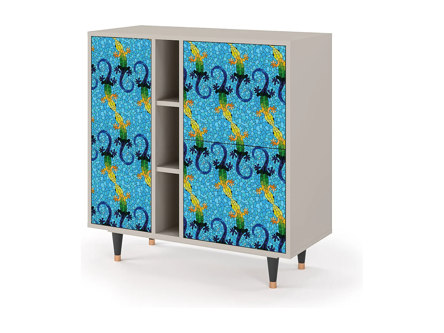 Buffet - 94х96х41 cm - BS5 - Gaudi's Lizard, Sable