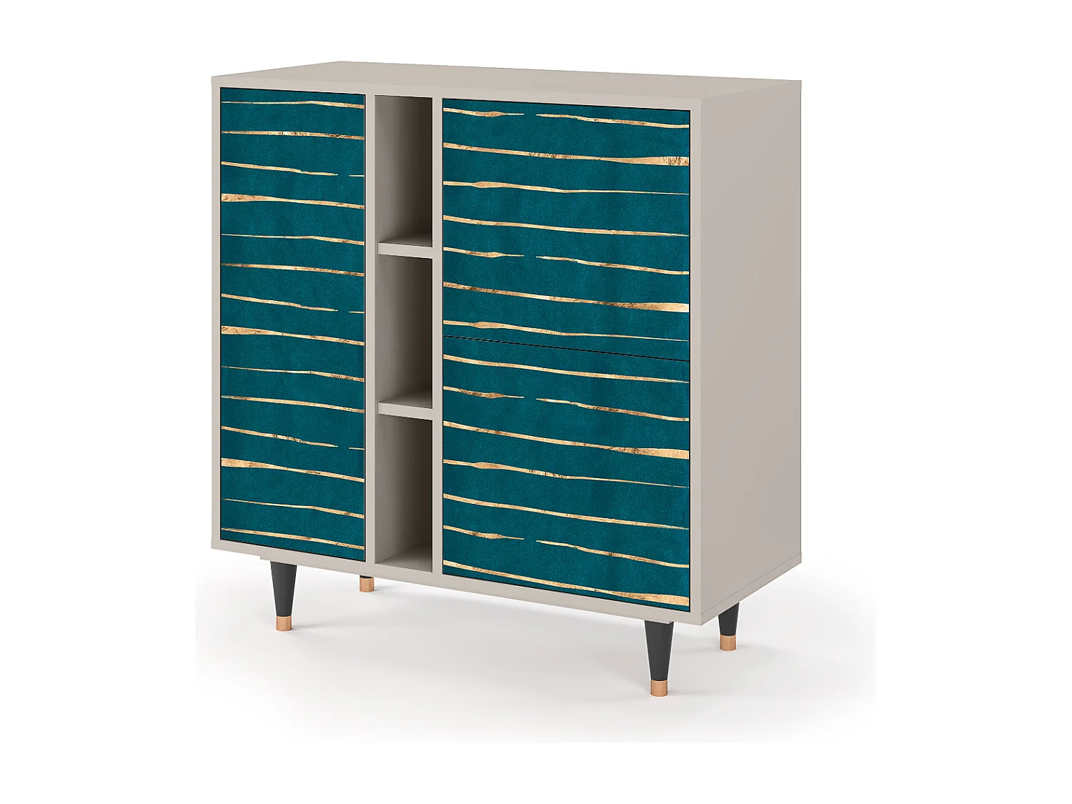 Kredens - 94х96х41 cm - BS5 - Ocean Drive, Piaskowy