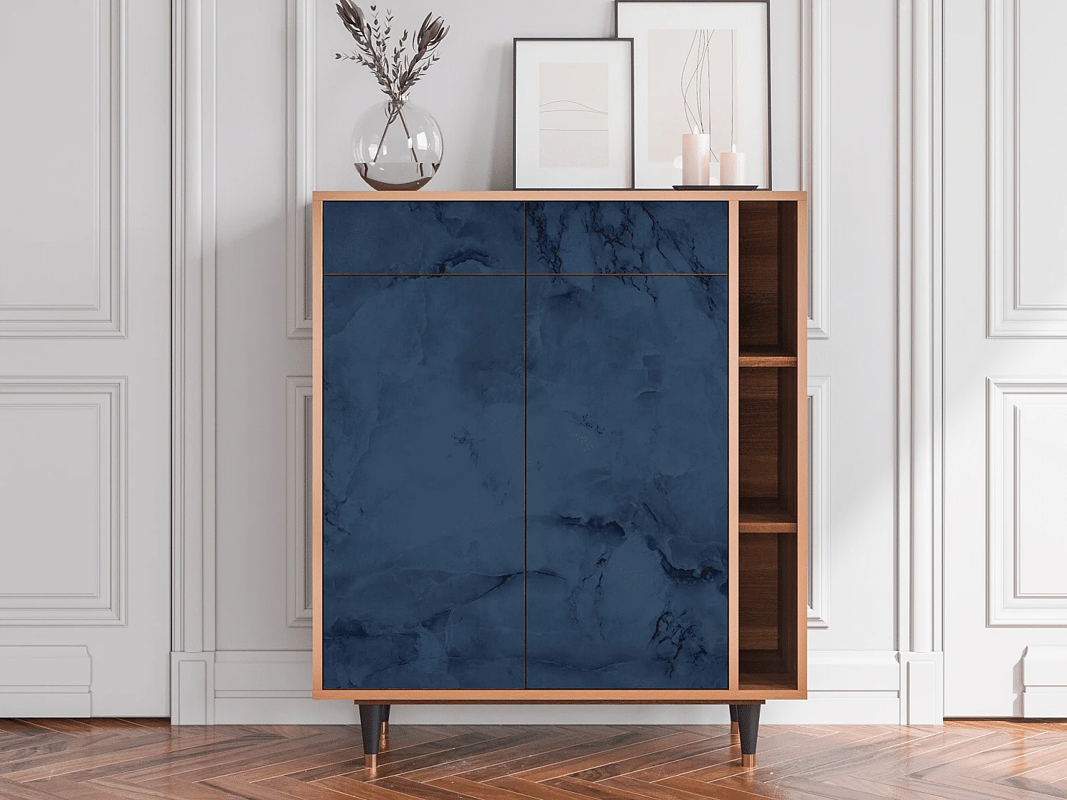 Buffet - 96х110х41 cm - BS6 - Endless Galaxi, Noyer