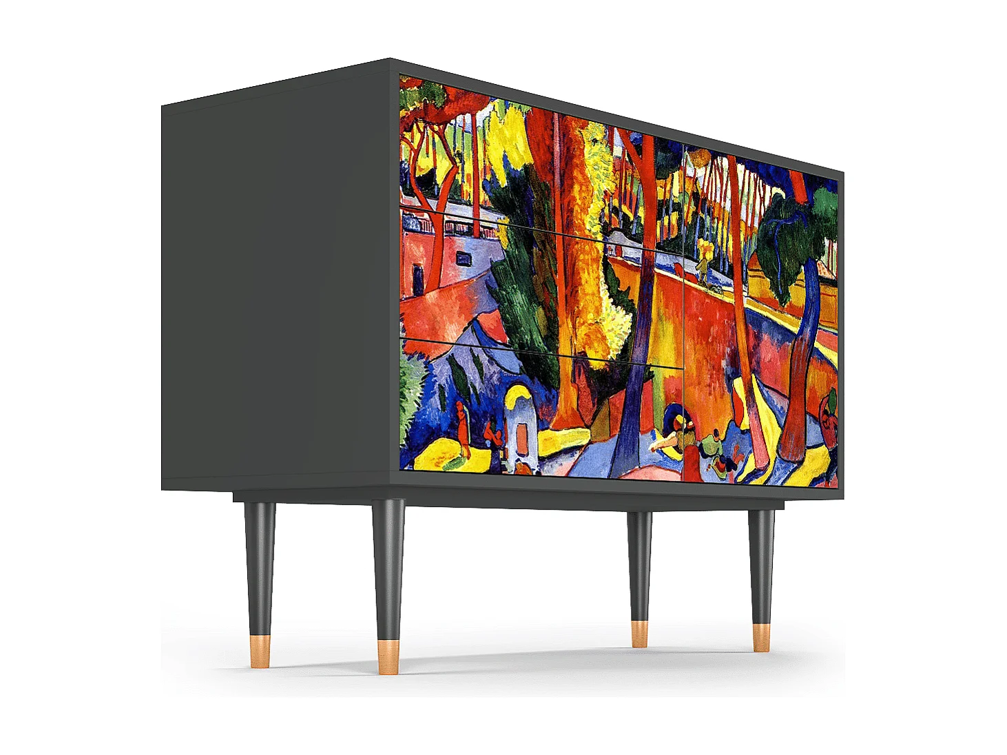Credenza - 115х84х41 cm - S3 - Artwork, Antracite