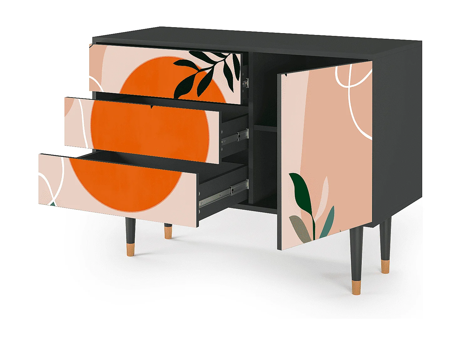 Credenza - 115х84х41 cm - S3 - Artwork, Antracite