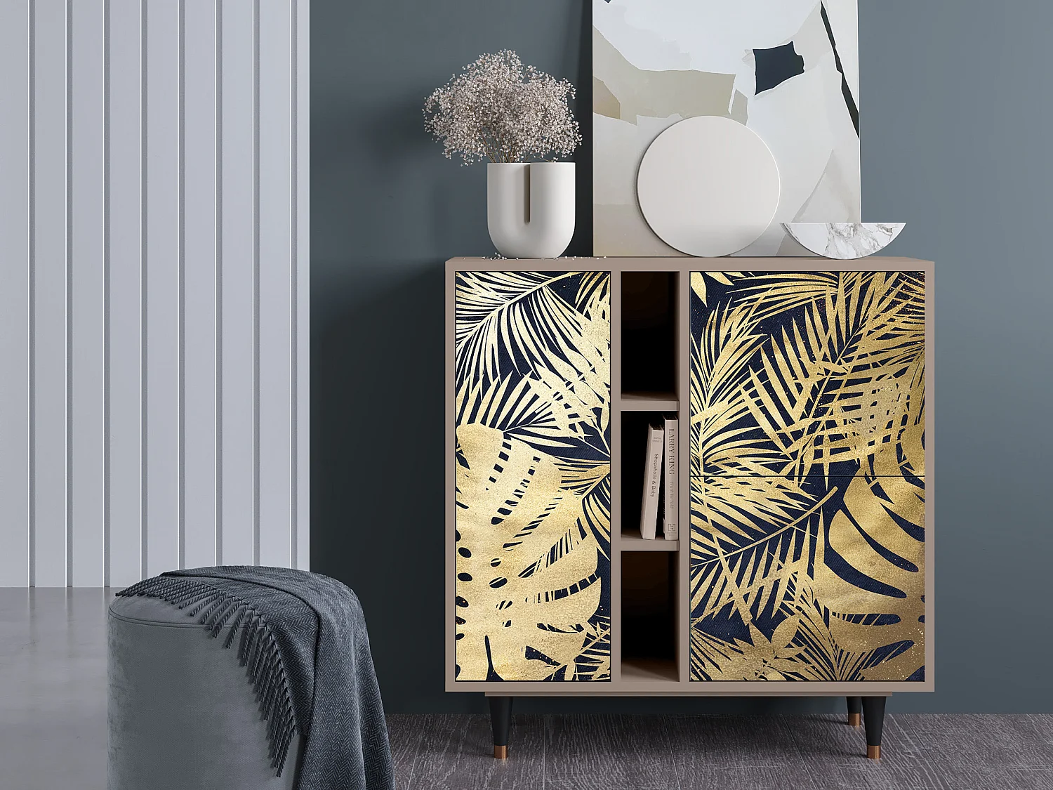 Credenza - 94х96х41 cm - BS5 - Jungle Vibes, Latte