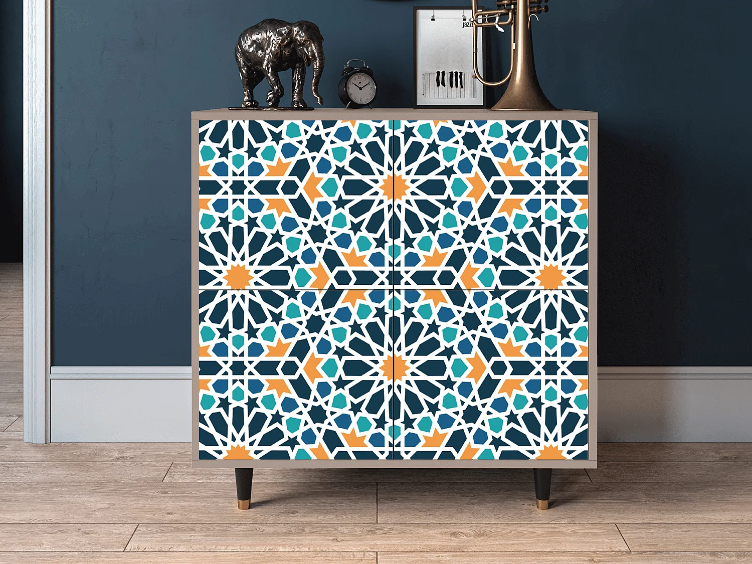 Buffet - 94x96x48 cm - BS3 - Kaleidoscope, Latte
