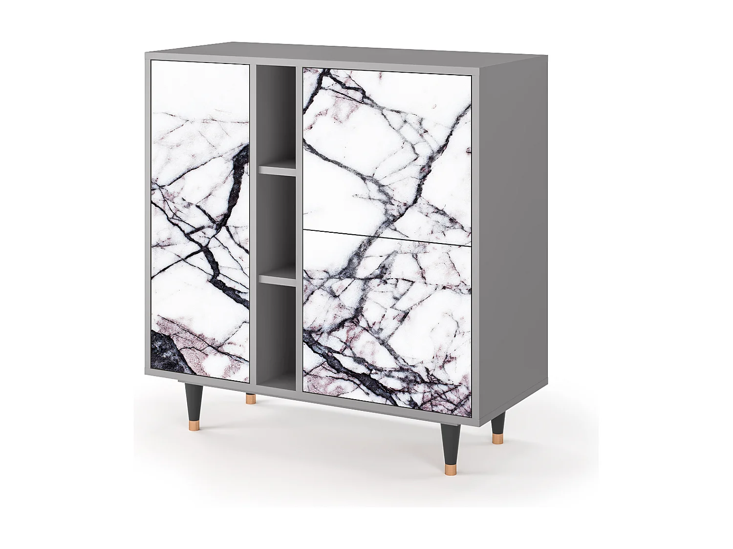 Buffet - 94х96х41 cm - BS5 - Raven Marble, Gris