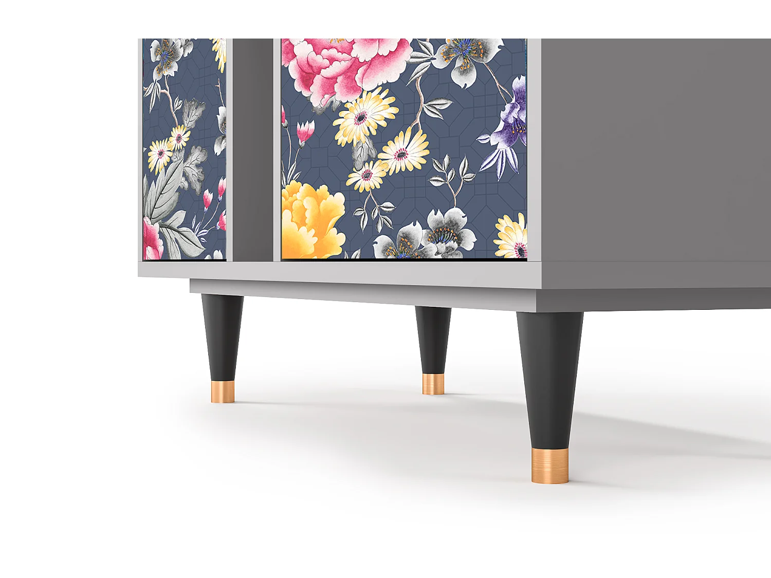 Aparador - 94х96х41 cm - BS5 - Dark Flower Bed, Gris