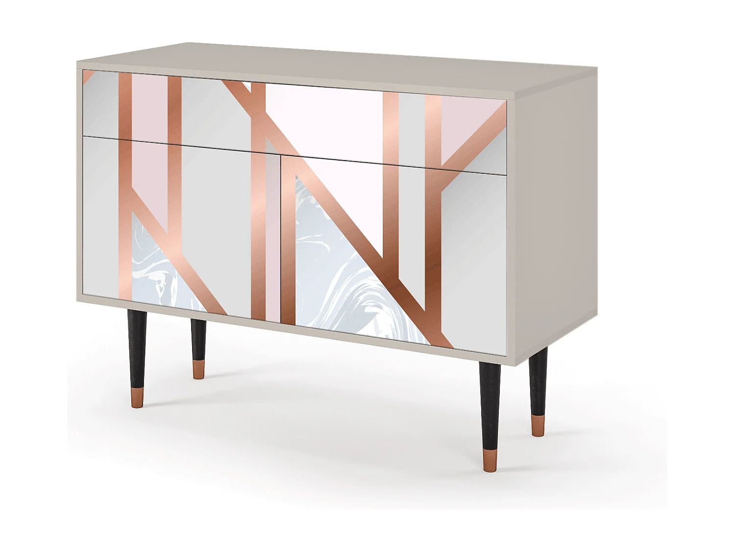 Credenza - 115x85x48 cm - BS4 - Champagne Story, Sabbia