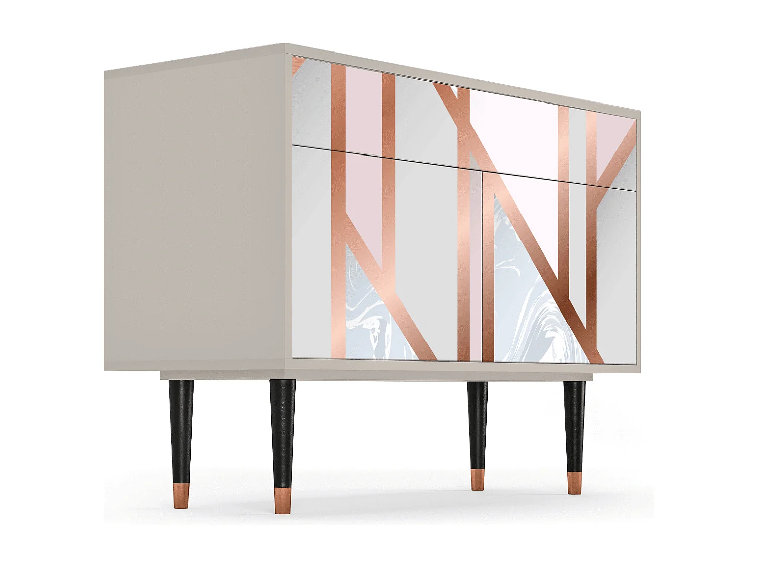 Dressoir - 115x85x48 cm - BS4 - Champagne Story, Zand