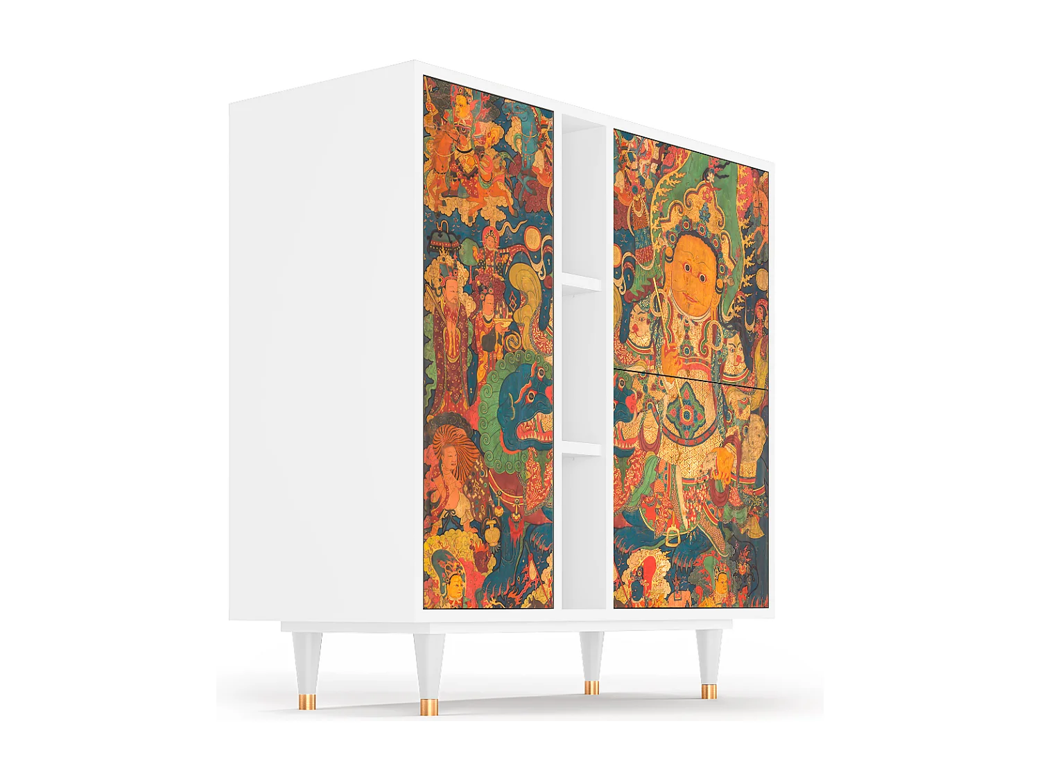 Buffet - 94х96х41 cm - BS5 - God by Vaisravana , Blanc