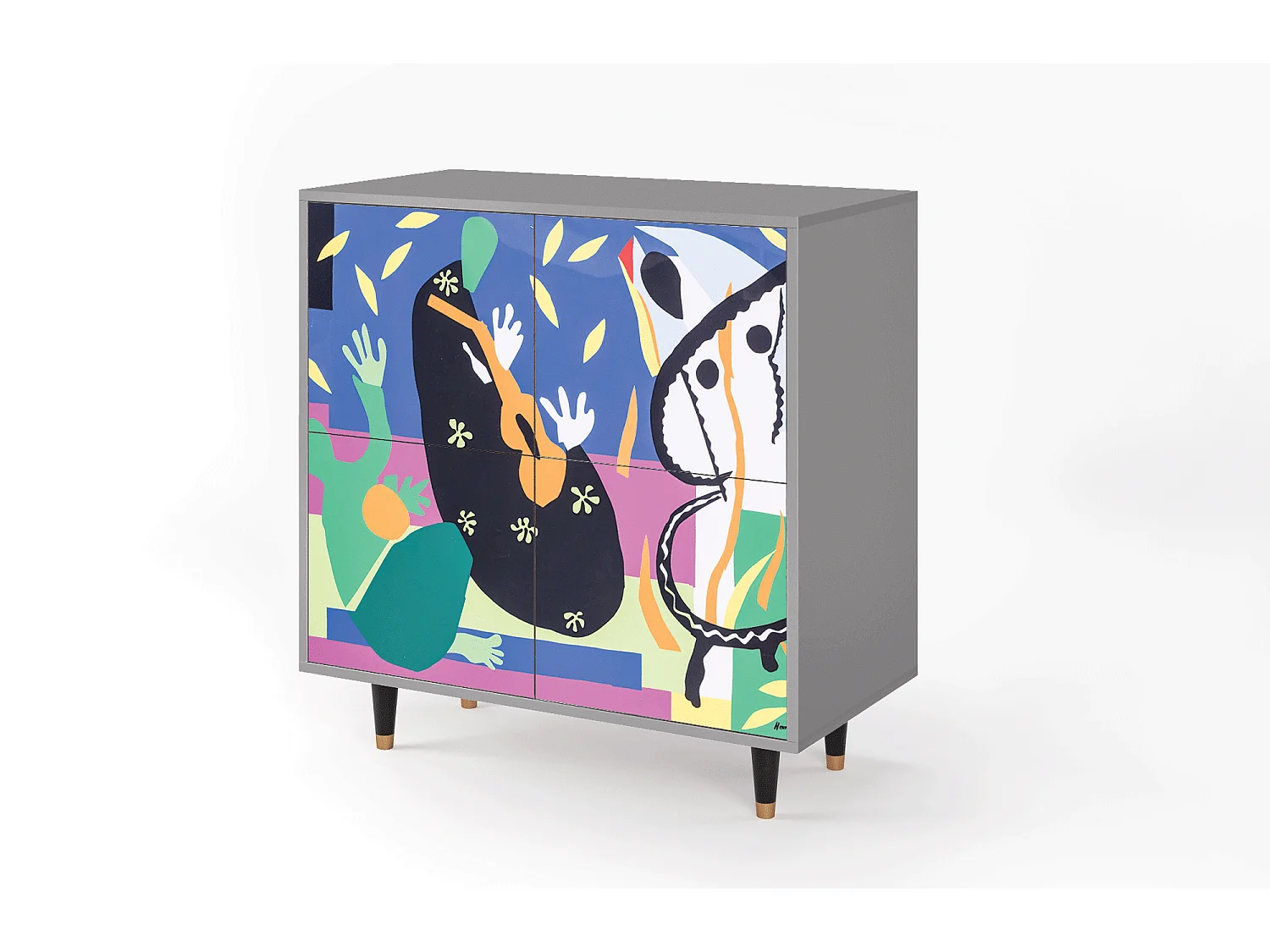 Buffet - 94x96x48 cm - BS3 - La Tristesse du Roi, Gris