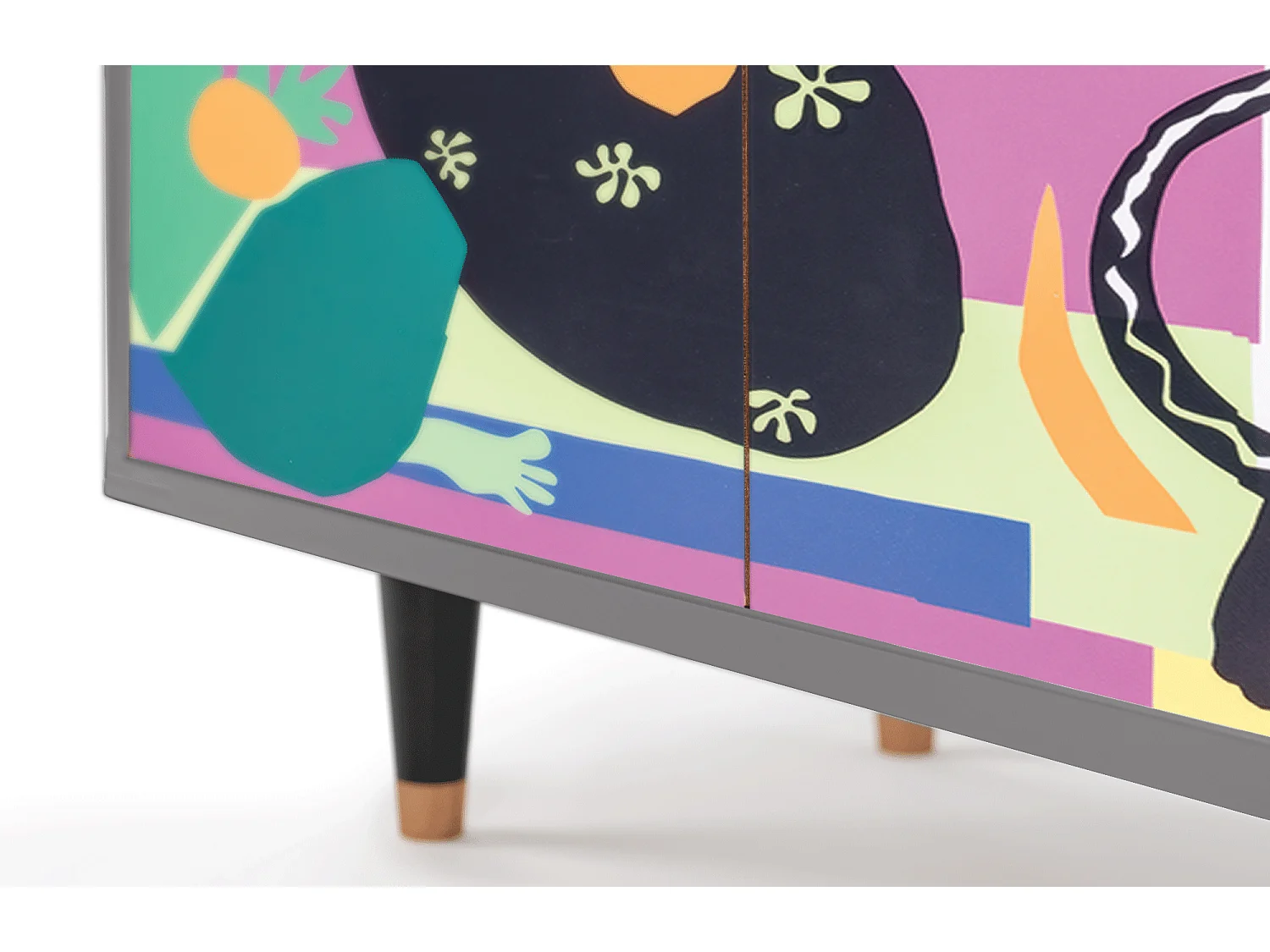 Buffet - 94x96x48 cm - BS3 - La Tristesse du Roi, Gris