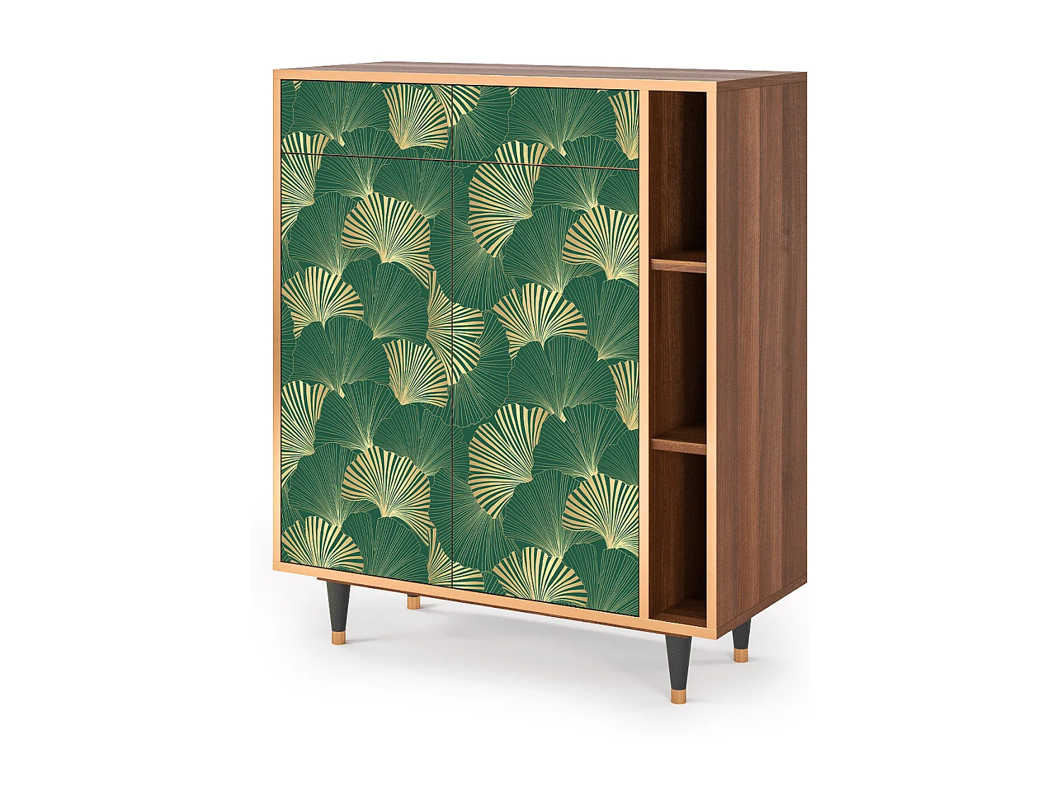 Credenza - 96х110х41 cm - BS6 - Gold Ginkgo, Noce