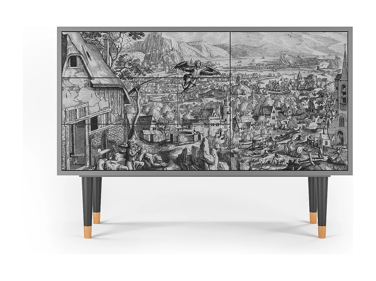 Dressoir - 115х84х41 cm - S3 - Departure, Grijs