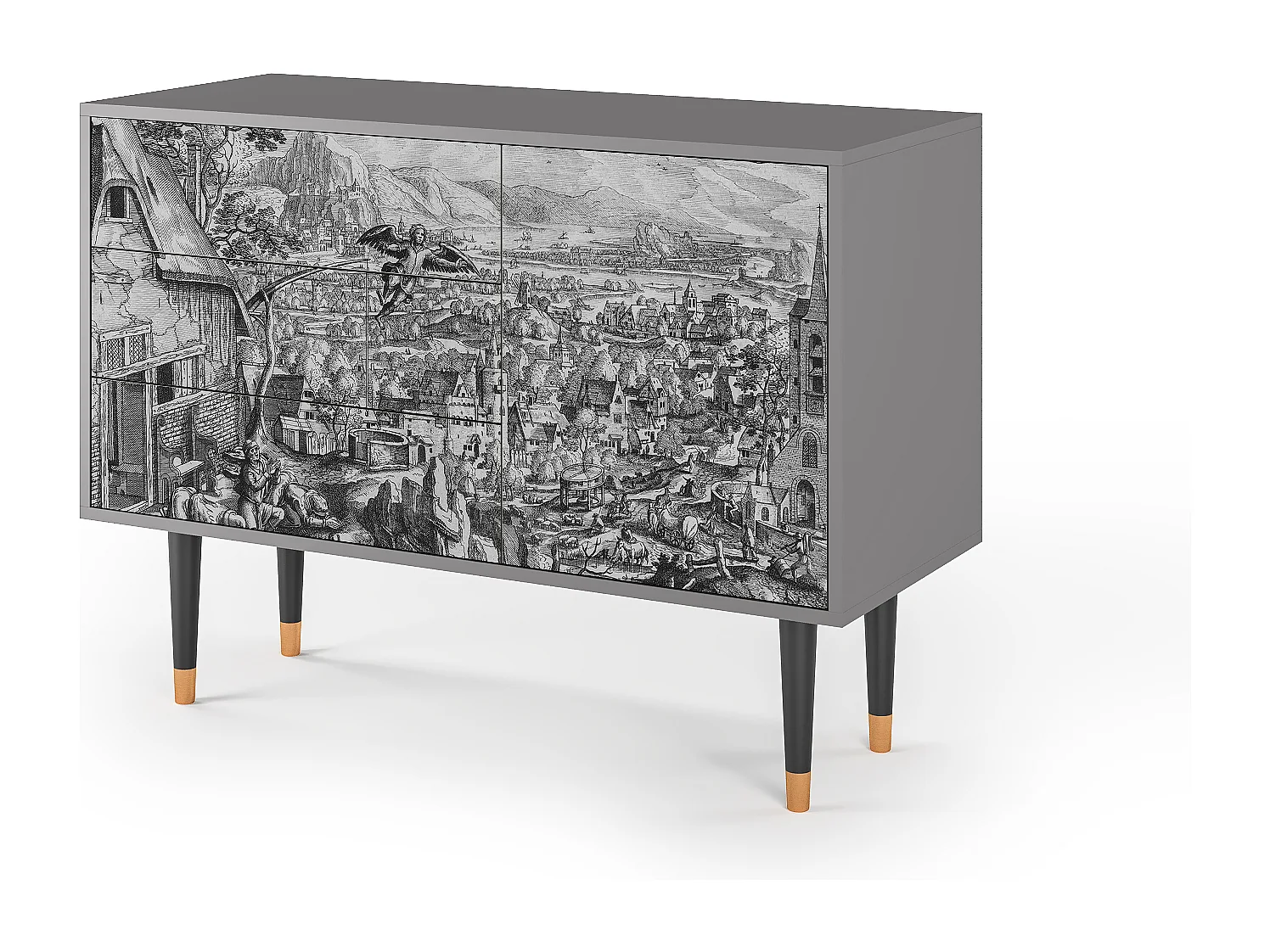 Credenza - 115х84х41 cm - S3 - Departure, Grigio