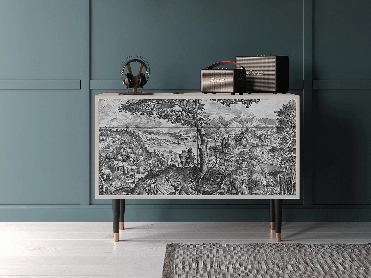 Buffet - 115x85x48 cm - BS4 - Milites Requiescentes, Sable