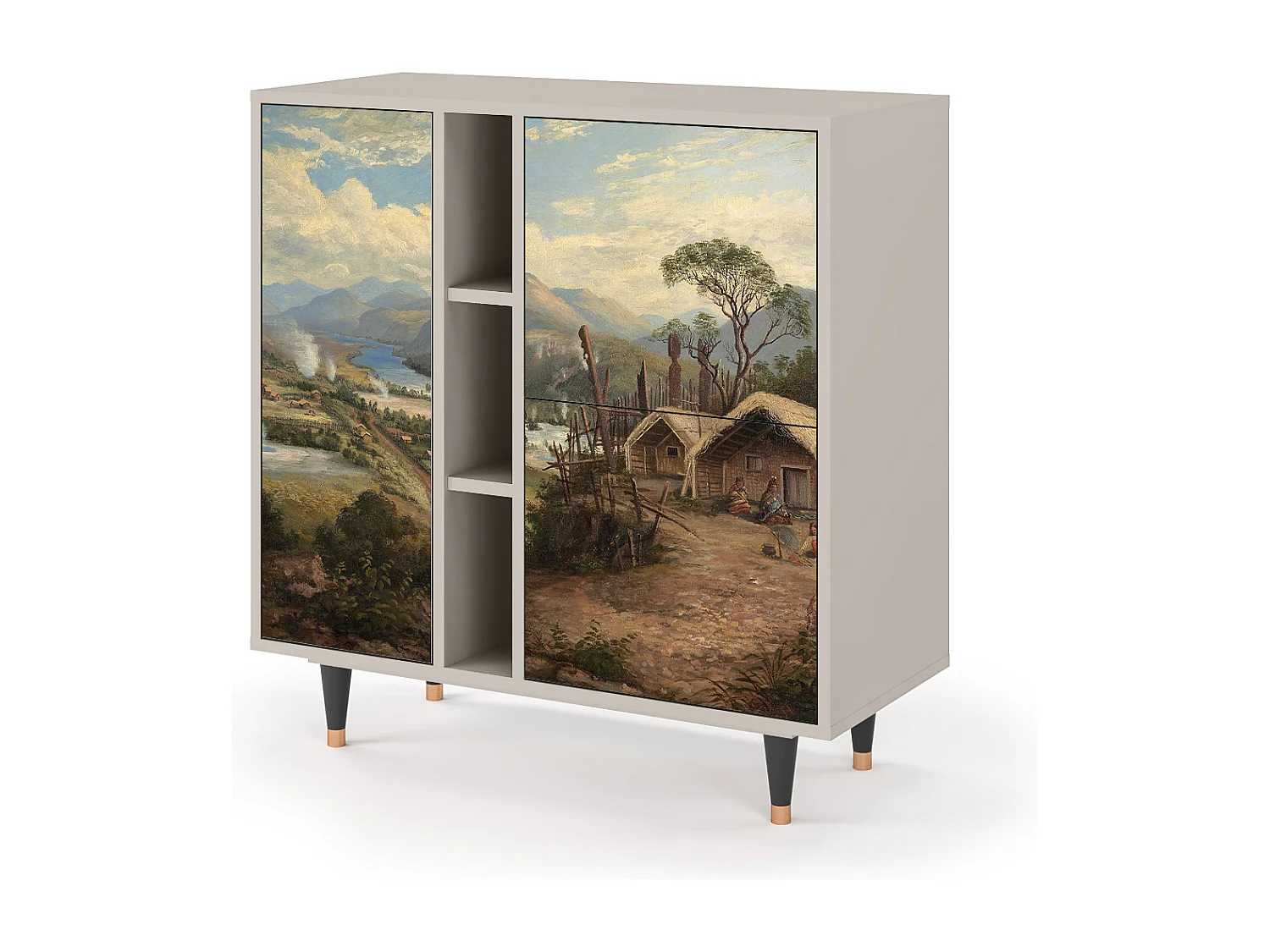 Credenza - 94х96х41 cm - BS5 - View Across the Plains , Sabbia