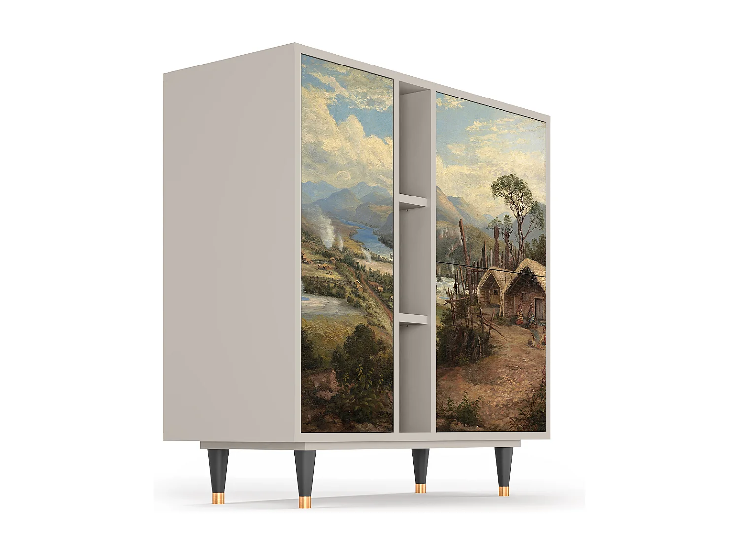 Credenza - 94х96х41 cm - BS5 - View Across the Plains , Sabbia