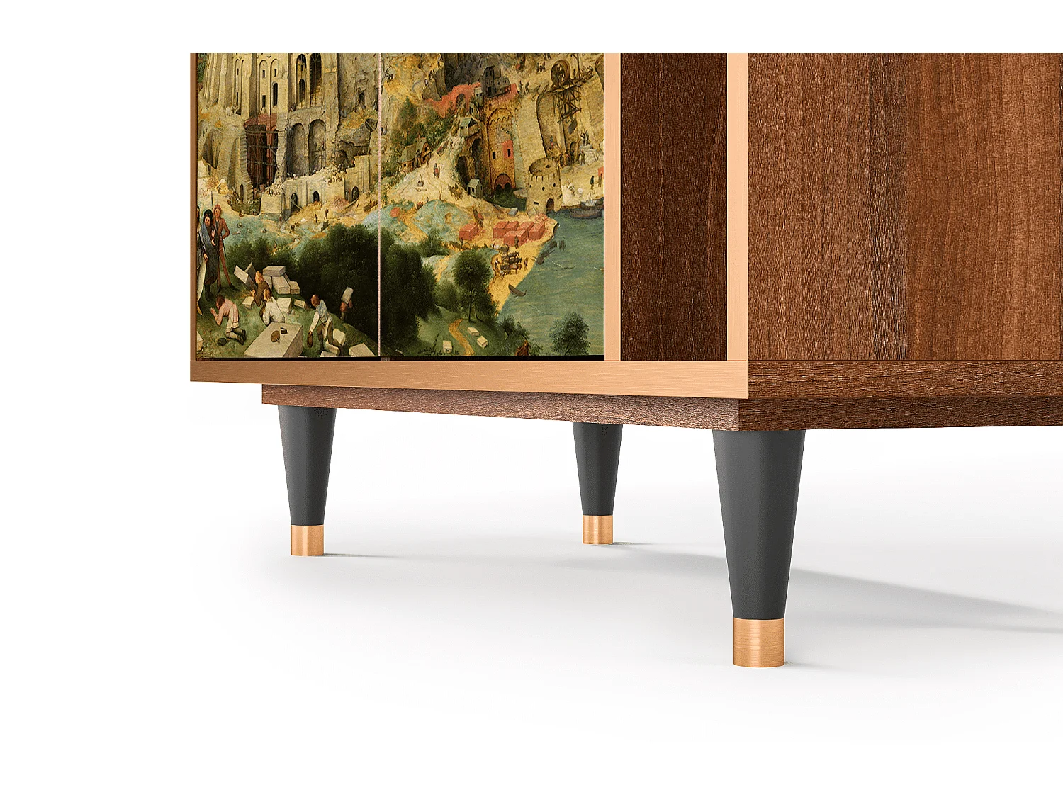 Kredens - 96х110х41 cm - BS6 - Elder The Tower, Orzech