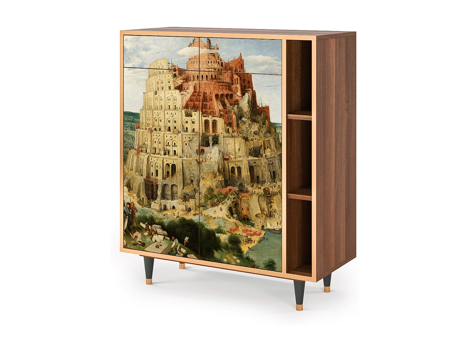 Credenza - 96х110х41 cm - BS6 - Elder The Tower, Noce