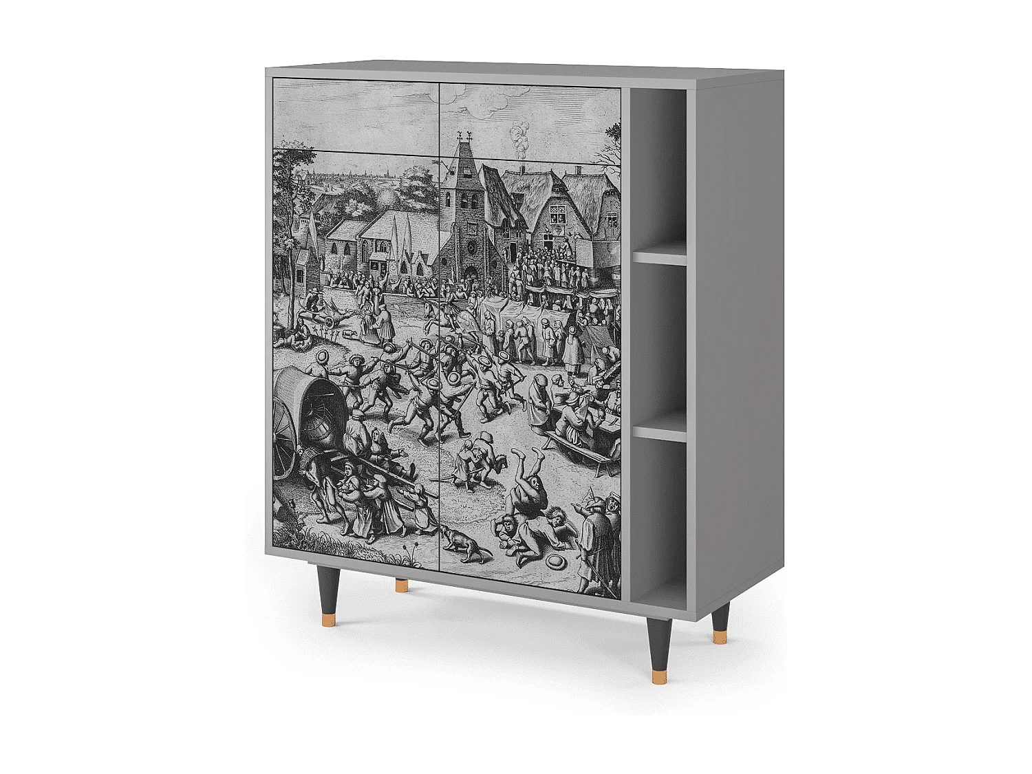 Credenza - 96х110х41 cm - BS6 - The Festival of Saint, Grigio