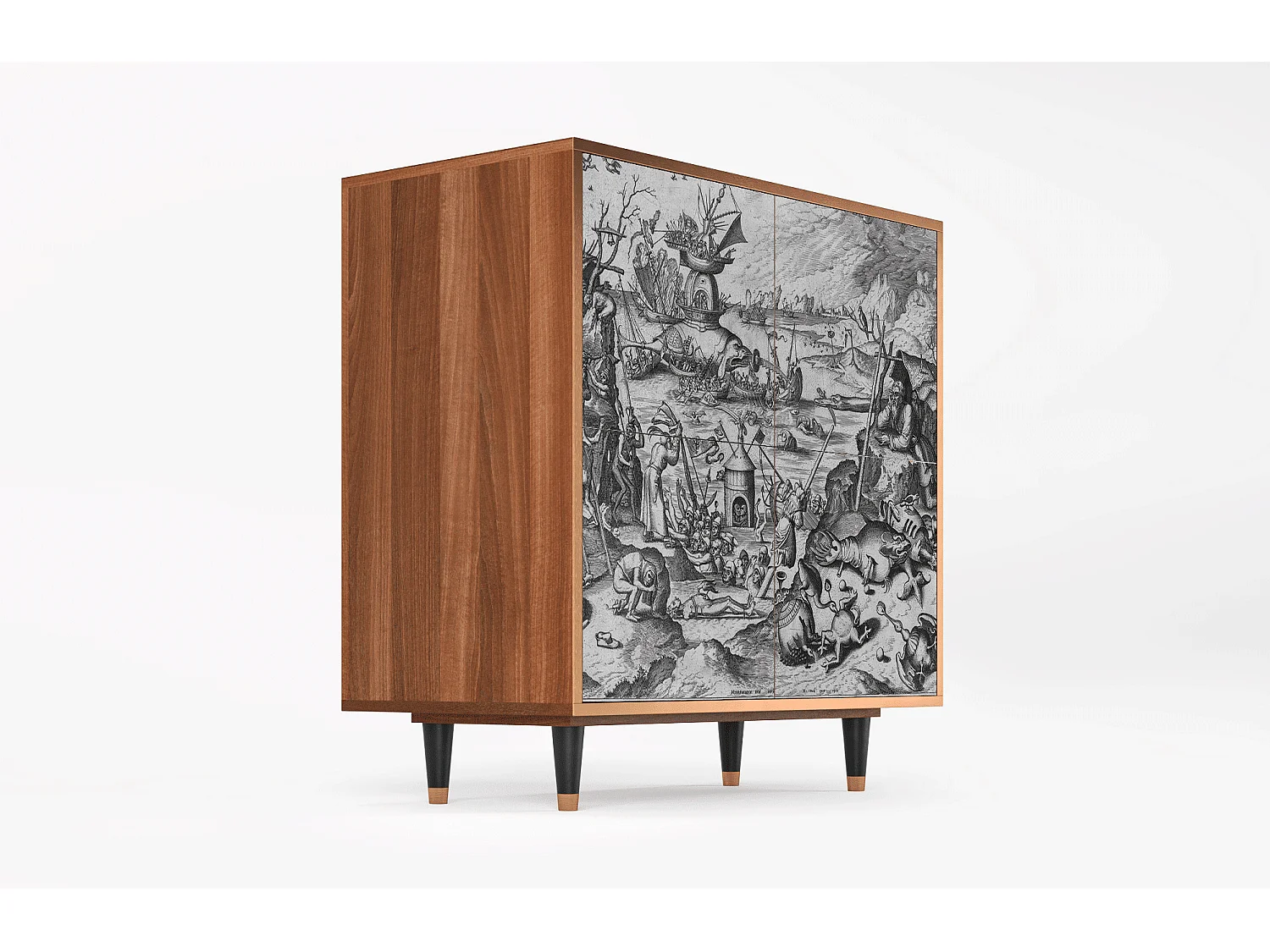 Dressoir - 94x96x48 cm - BS3 - The Temptation, Walnoot