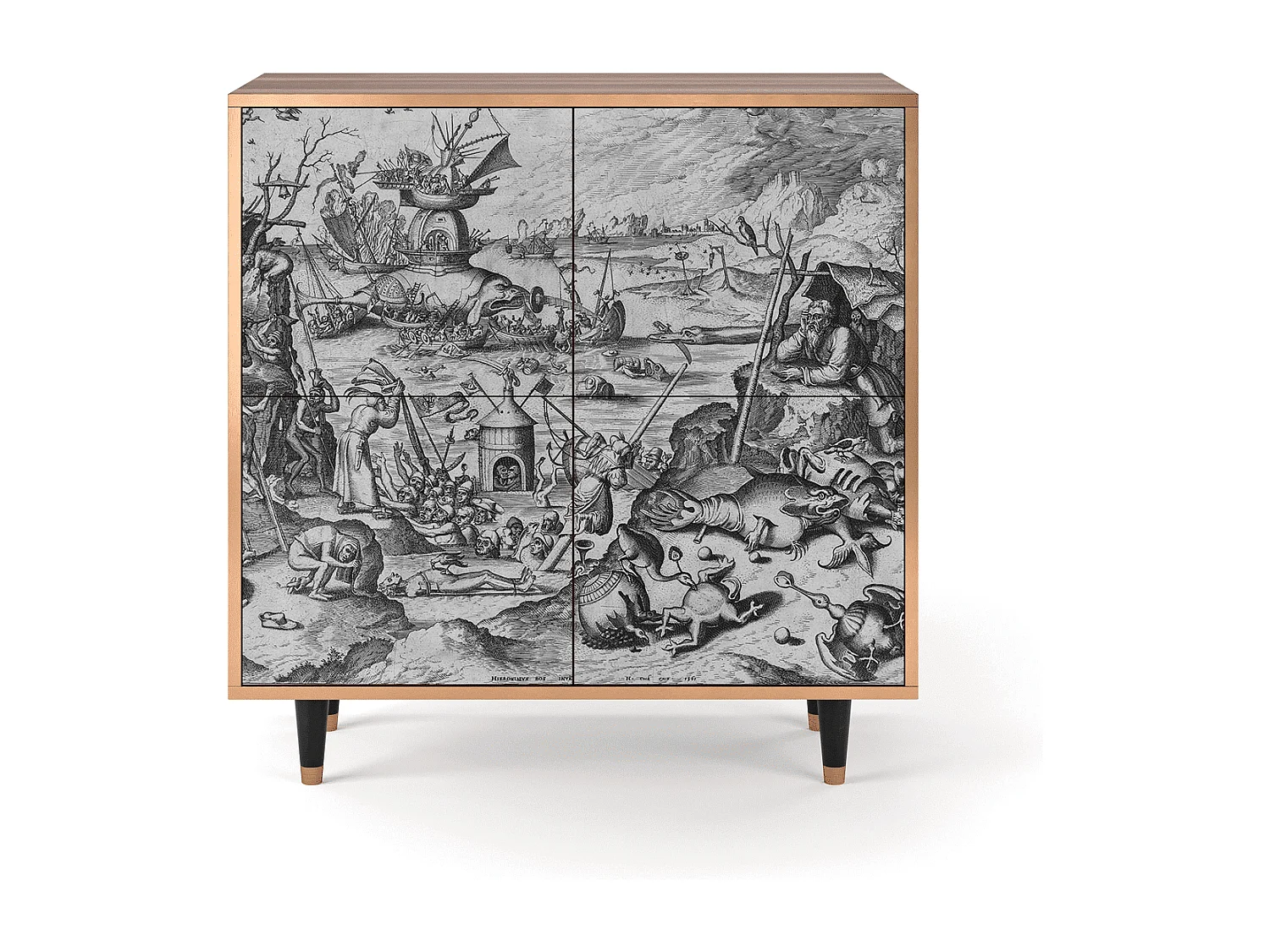 Credenza - 94x96x48 cm - BS3 - The Temptation, Noce