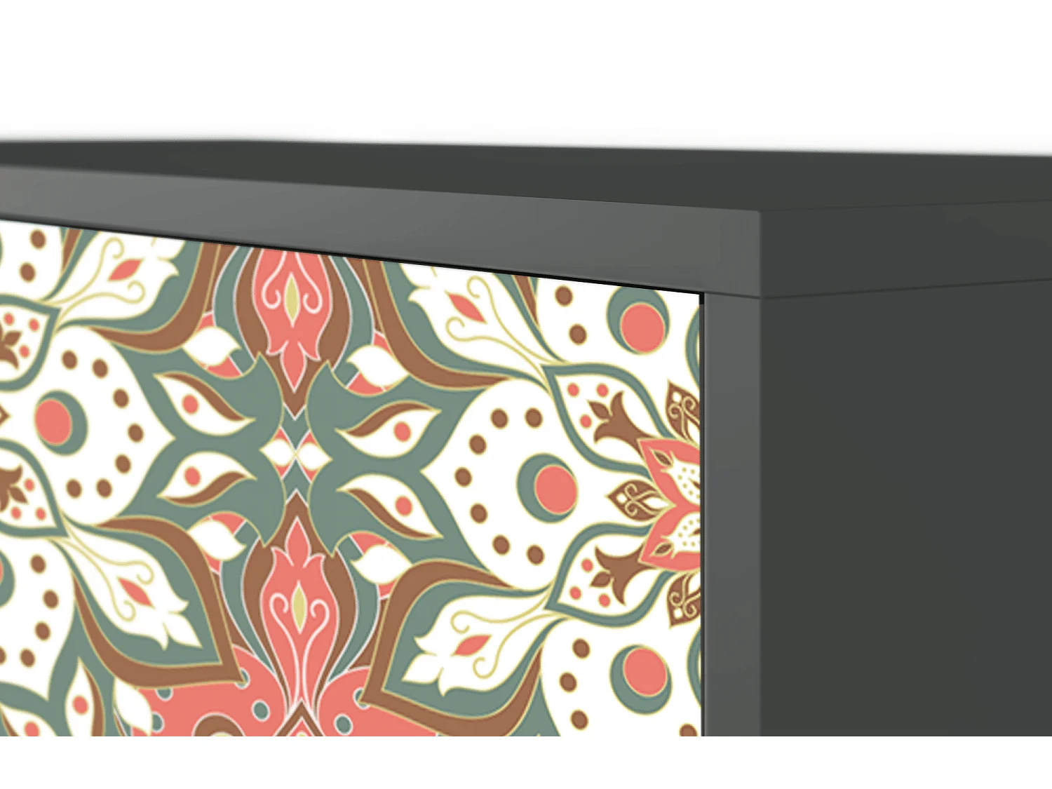 Kredens - 115х84х41 cm - S3 - Peach Grove, Antracyt