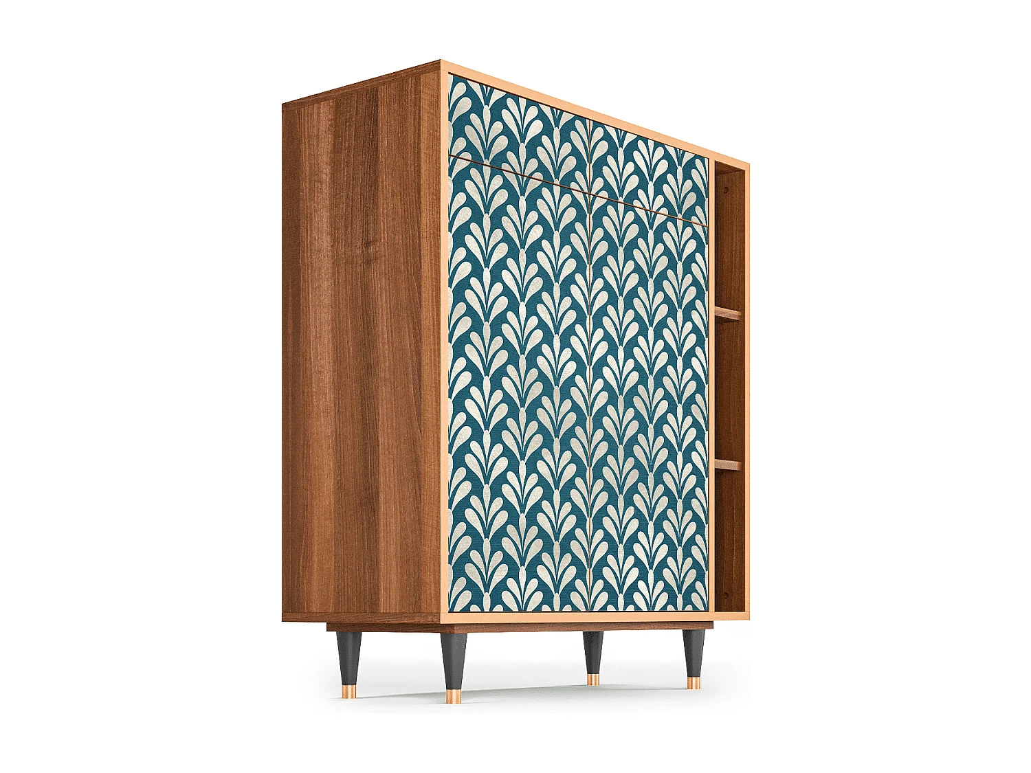 Credenza - 96х110х41 cm - BS6 - Milky Tears, Noce