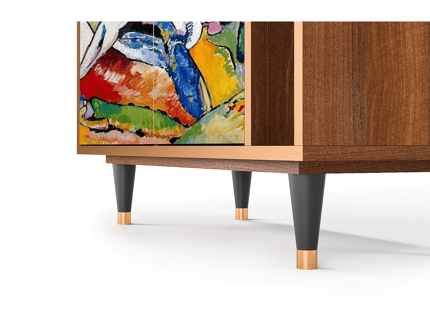 Kredens - 96х110х41 cm - BS6 - Improvisation 26  , Orzech