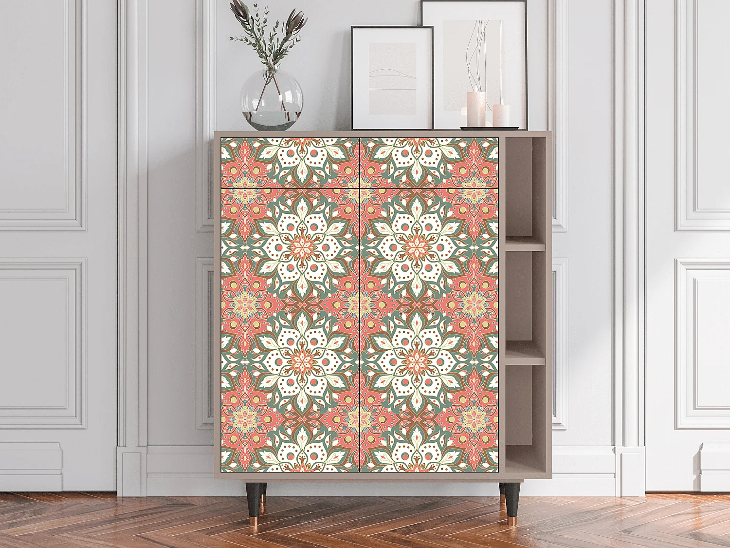 Credenza - 96х110х41 cm - BS6 - Peach Grove, Latte