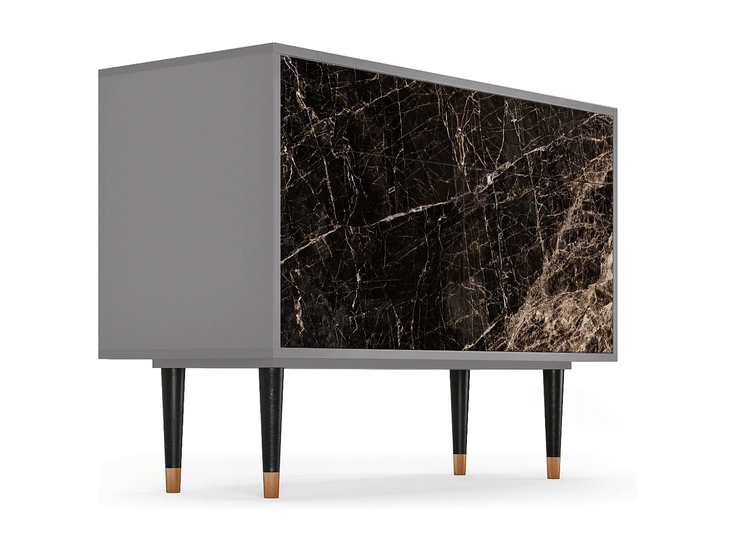 Dressoir - 115x85x48 cm - BS4 - Night Abyss, Grijs