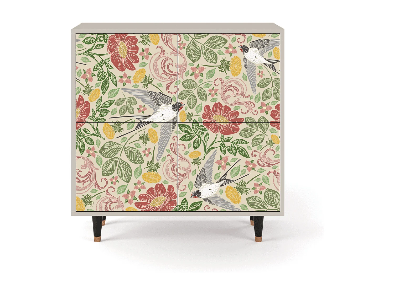 Sideboard - 94x96x48 cm - BS3 - Spring Swallow, Sand