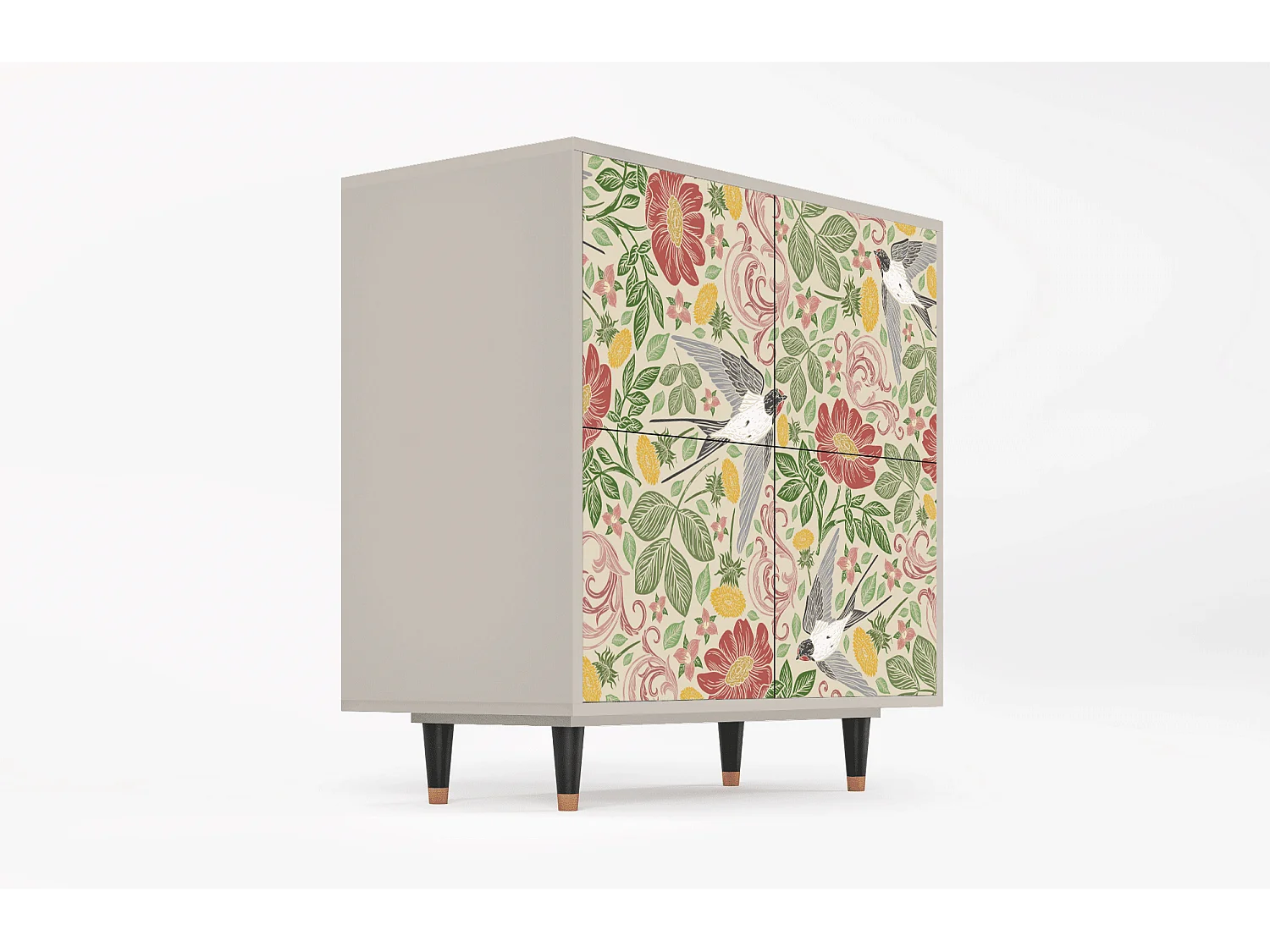 Sideboard - 94x96x48 cm - BS3 - Spring Swallow, Sand