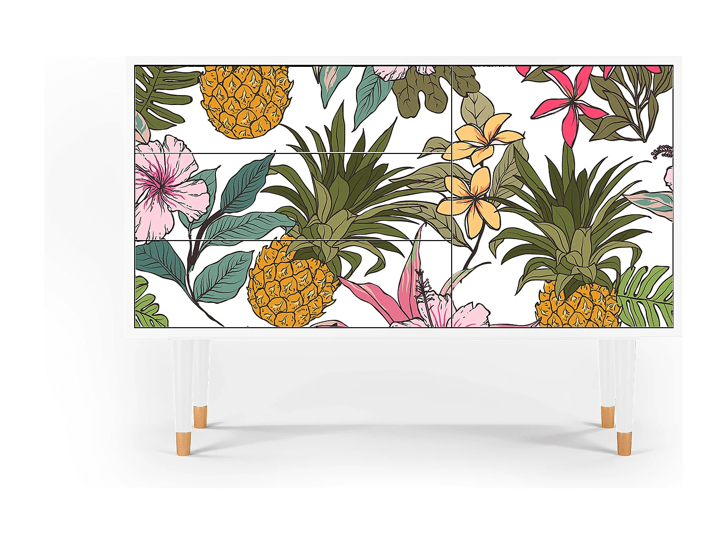 Aparador - 115х84х41 cm - S3 - Estival Fruit, Branco