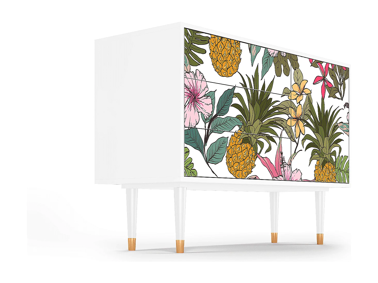 Aparador - 115х84х41 cm - S3 - Estival Fruit, Branco