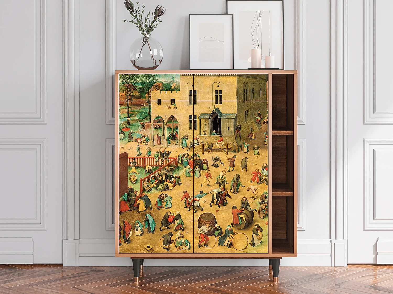 Buffet - 96х110х41 cm - BS6 - Children Games, Noyer