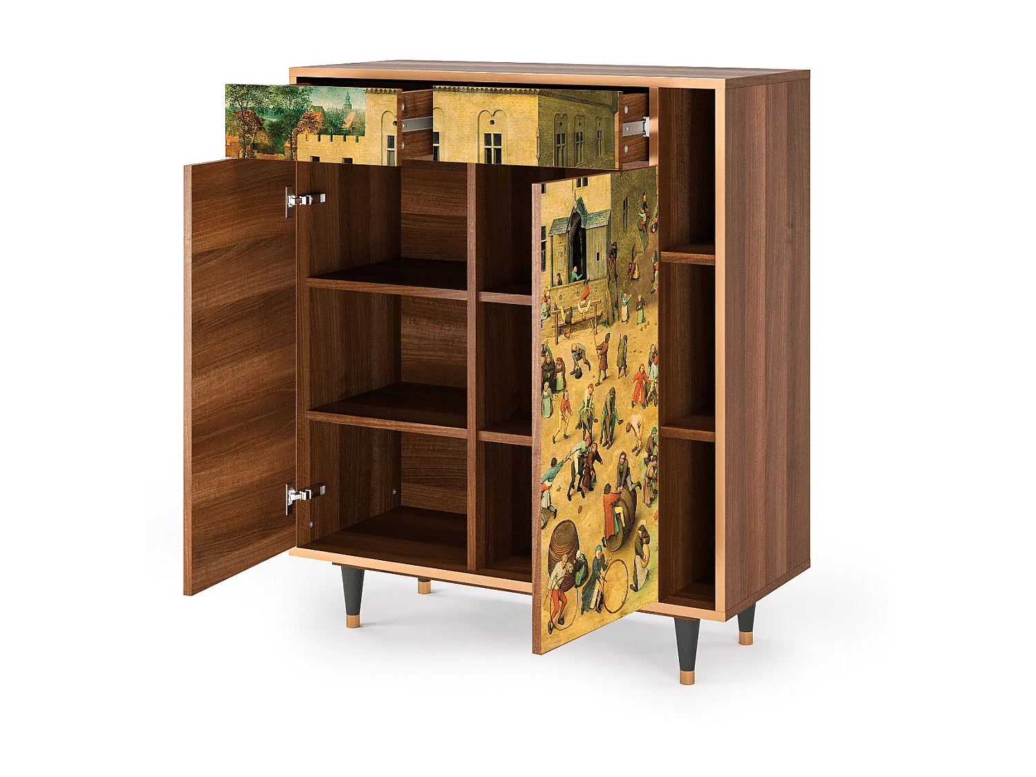 Buffet - 96х110х41 cm - BS6 - Children Games, Noyer