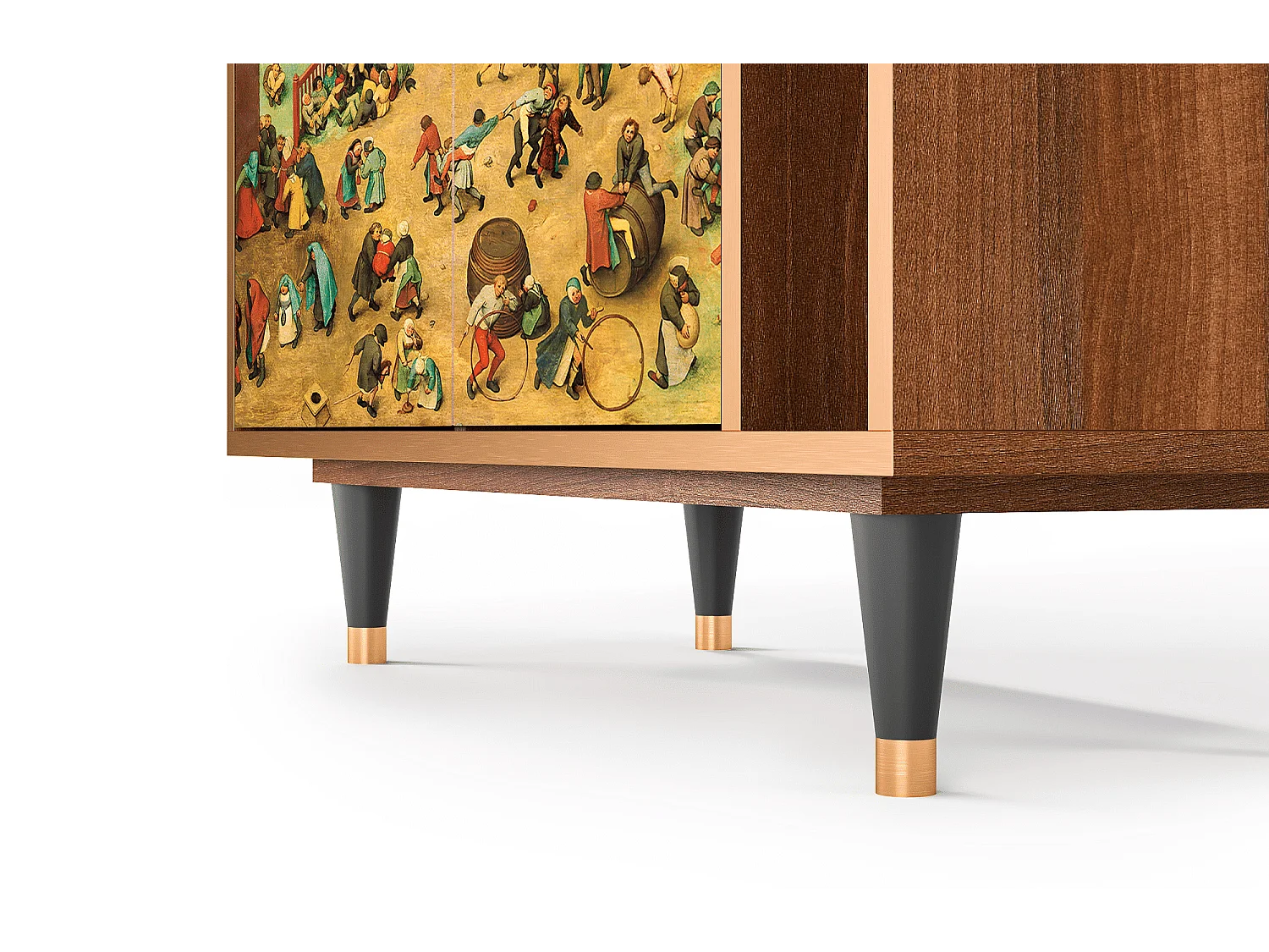 Aparador - 96х110х41 cm - BS6 - Children Games, Nogueira