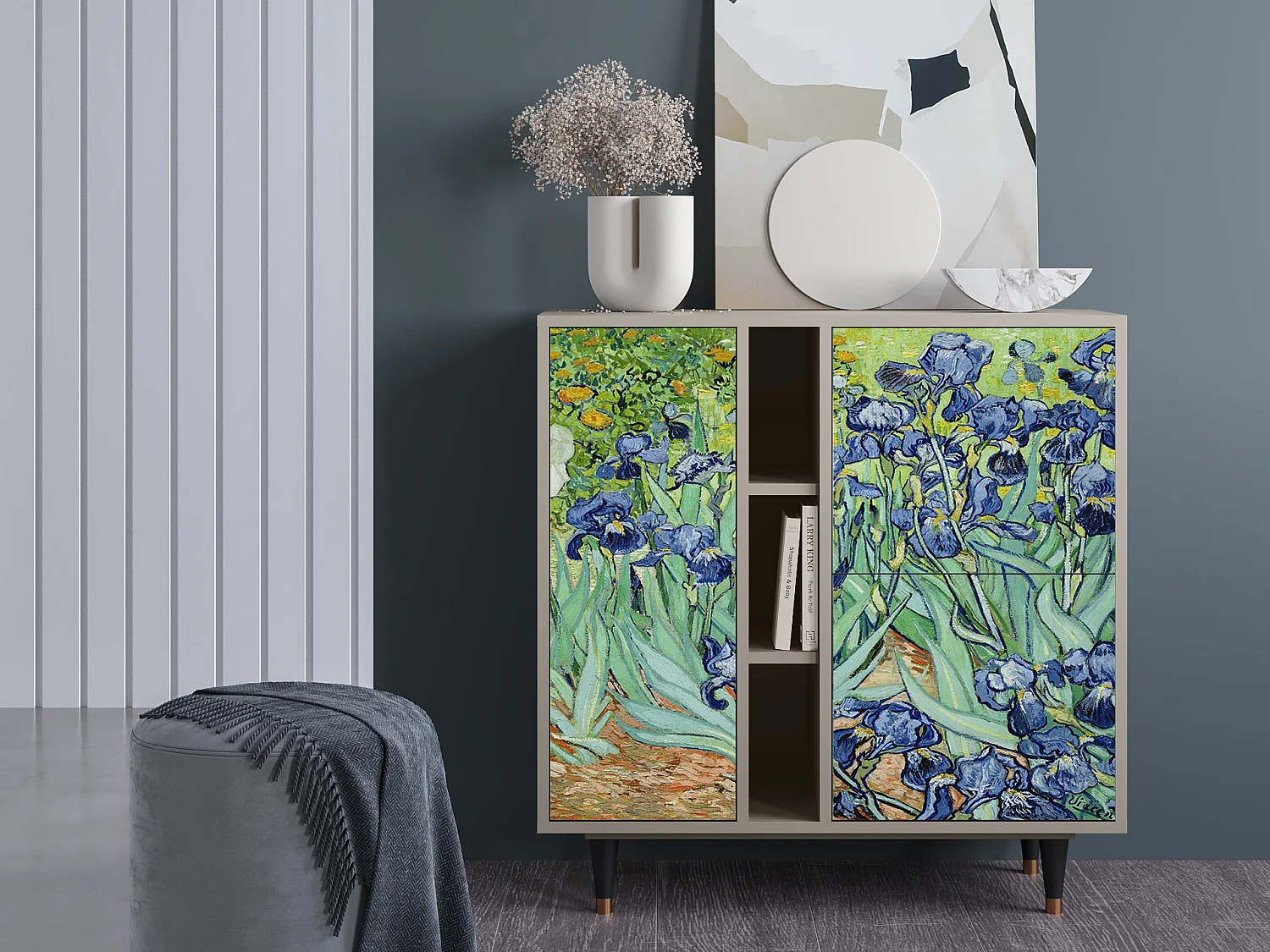 Credenza - 94х96х41 cm - BS5 - Irises , Sabbia