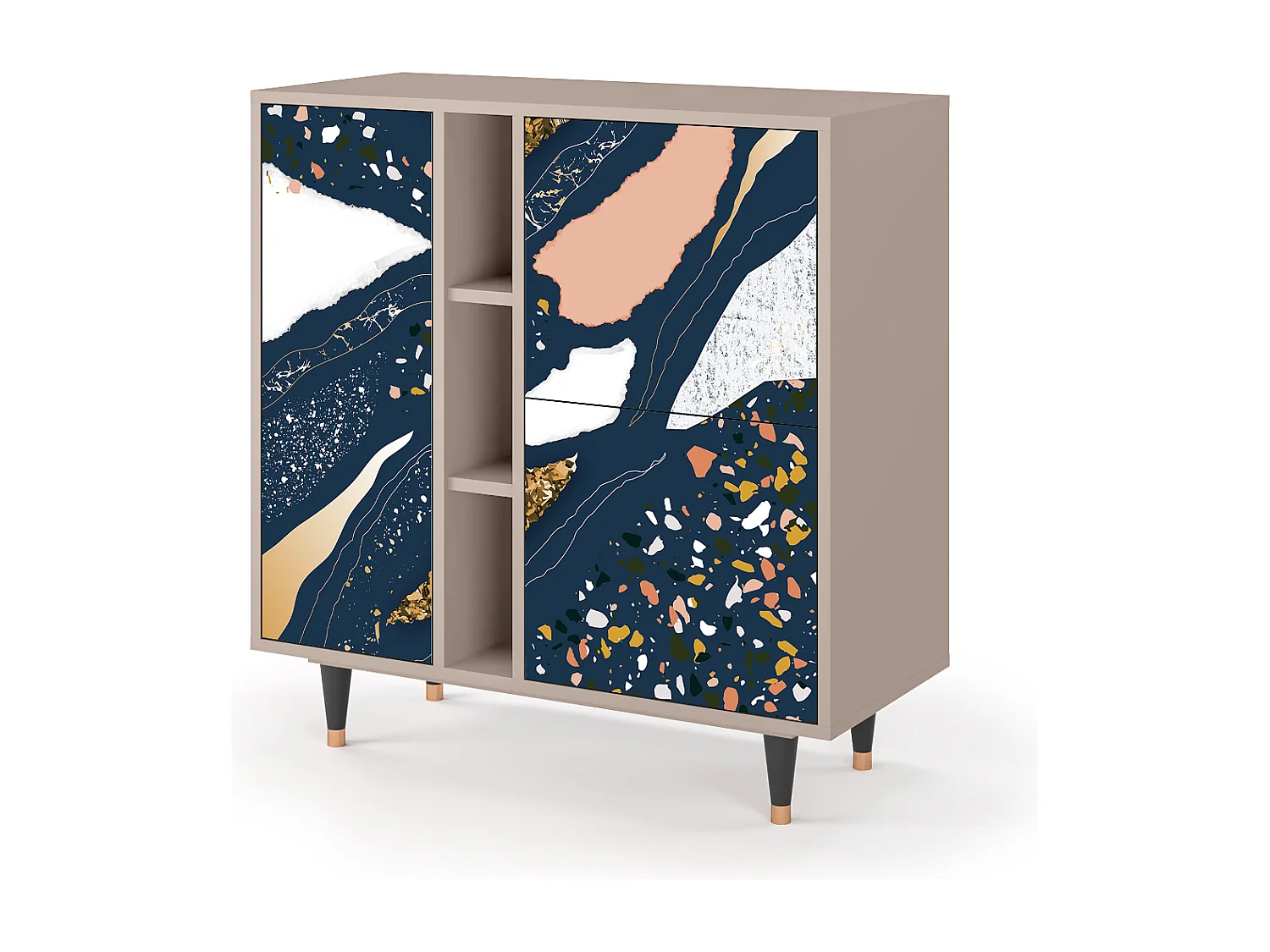 Kredens - 94х96х41 cm - BS5 - Nude Iceberg, Latte