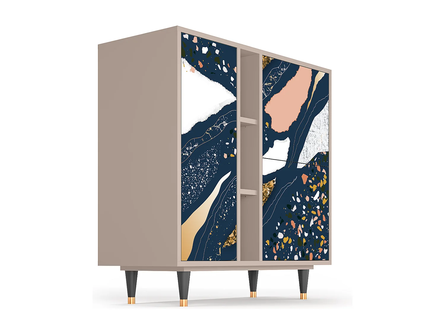 Kredens - 94х96х41 cm - BS5 - Nude Iceberg, Latte