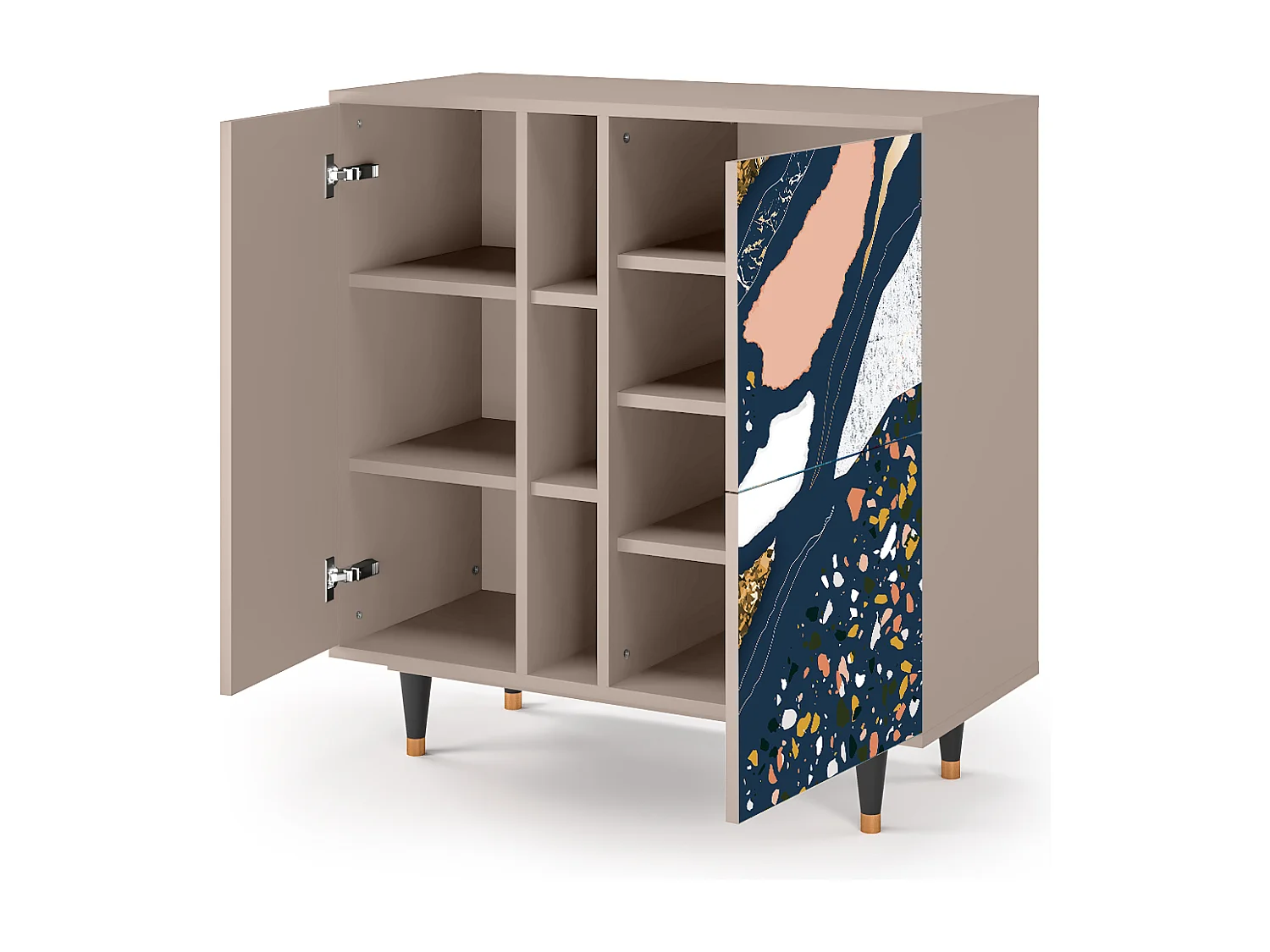 Kredens - 94х96х41 cm - BS5 - Nude Iceberg, Latte