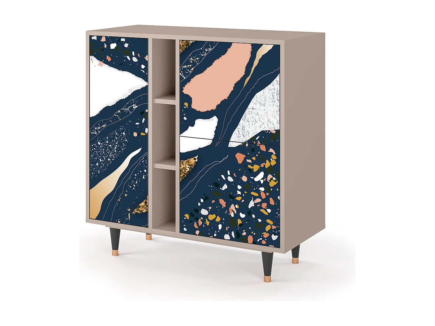 Kredens - 94х96х41 cm - BS5 - Nude Iceberg, Latte