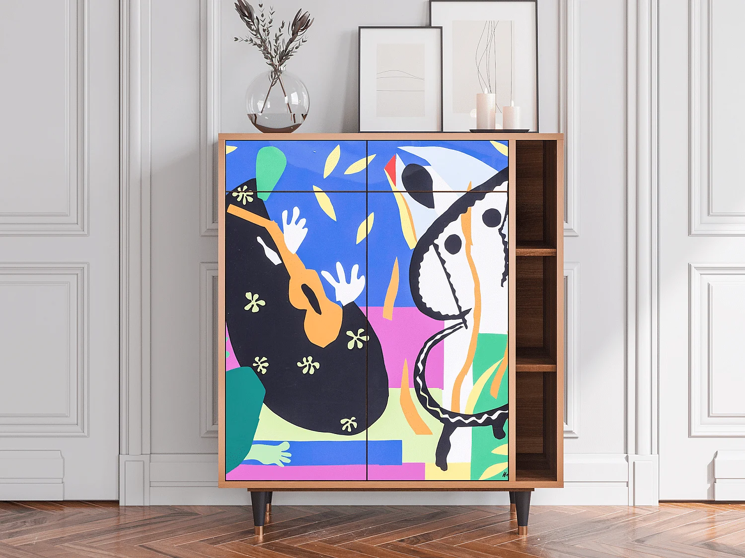 Buffet - 96х110х41 cm - BS6 - La Tristesse du Roi, Noyer