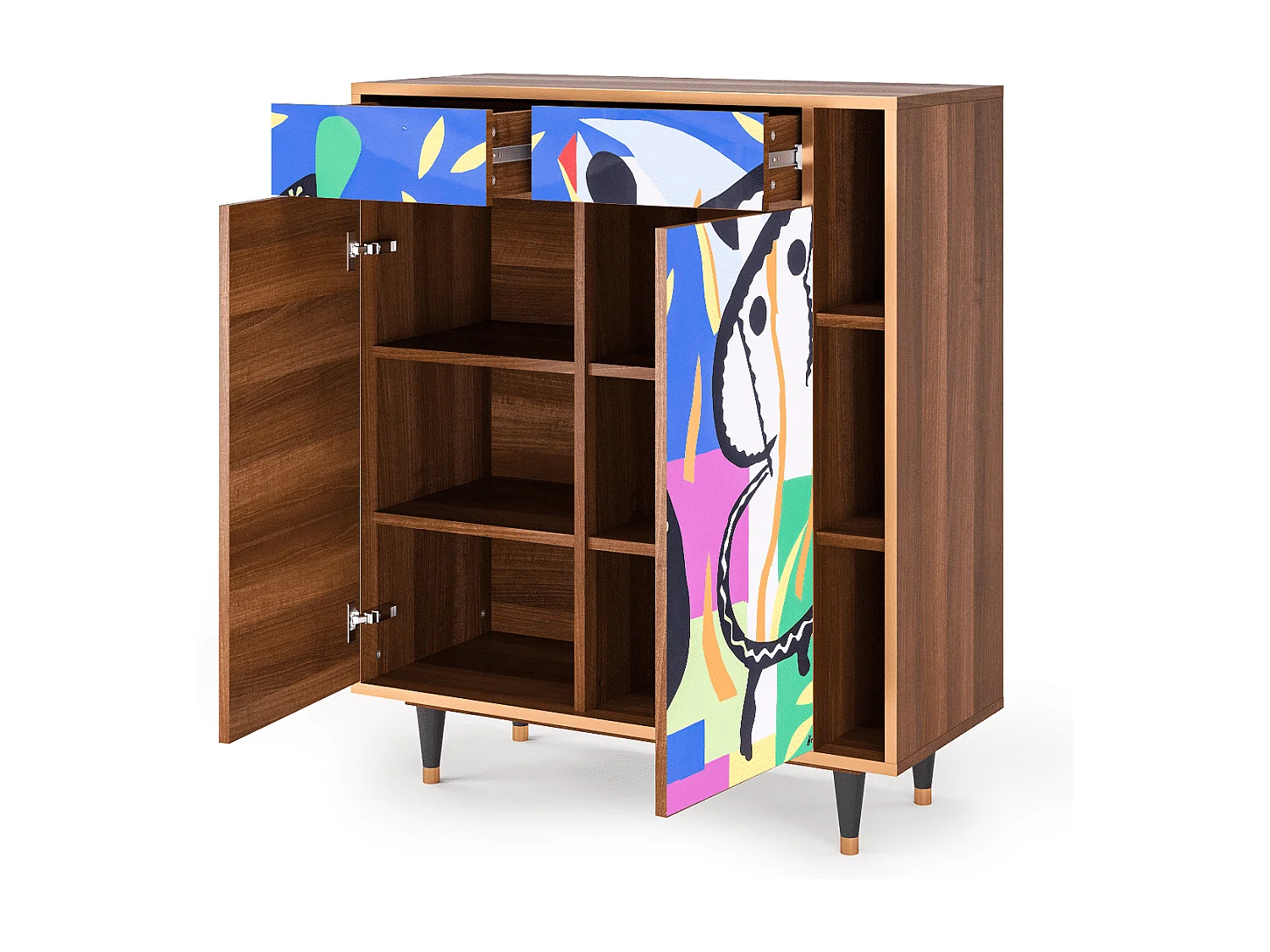 Buffet - 96х110х41 cm - BS6 - La Tristesse du Roi, Noyer