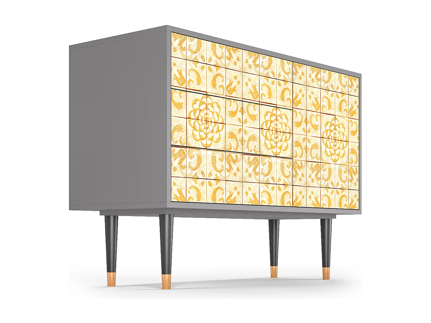 Aparador - 115х84х41 cm - S3 - Sunshiny Tile, Gris